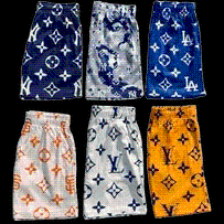 Louis Vuitton Blue Denim Shorts – Luxury Design