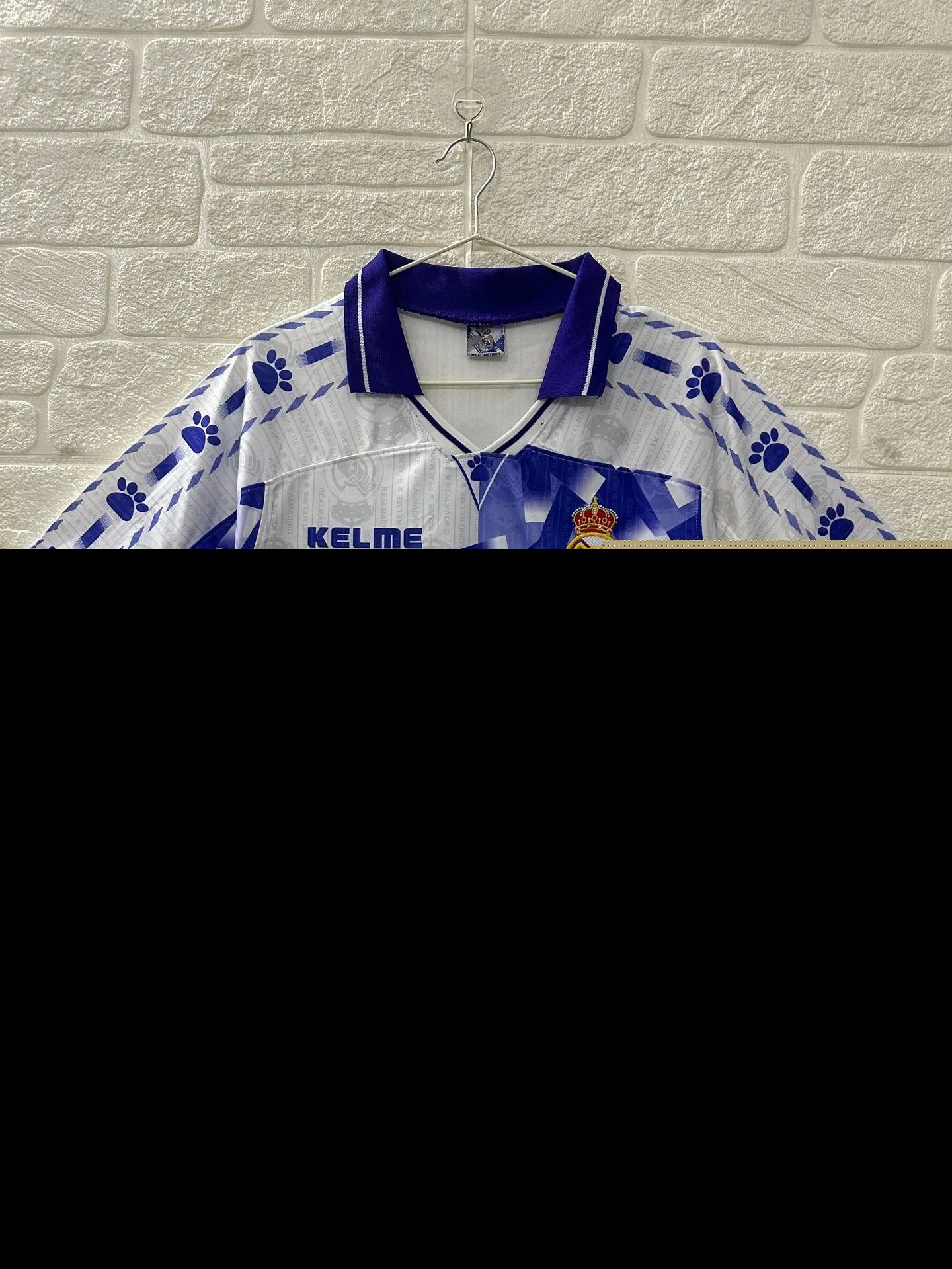 Kelme Real Madrid 1994-95 Home Jersey White/Blue