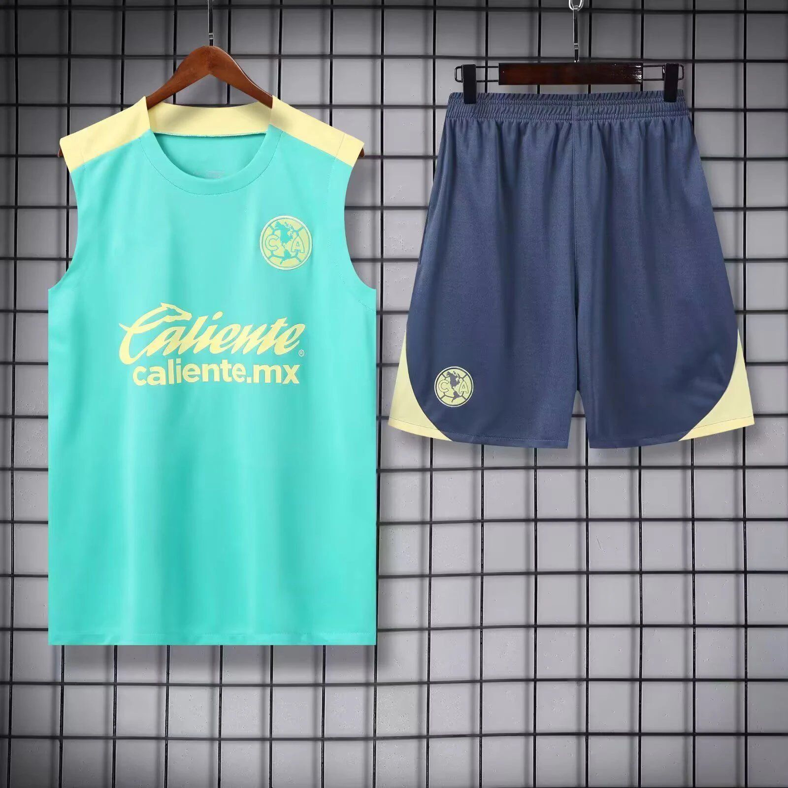 Club América Training Kit Aqua and Navy Blue