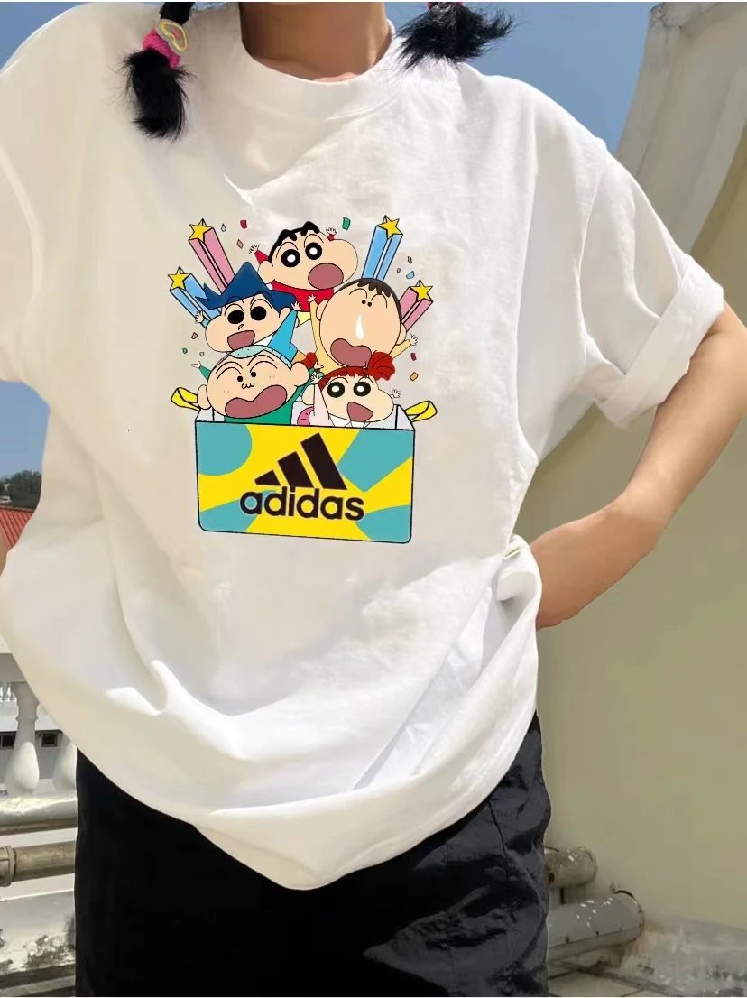 adidas crayon shin-chan white T-Shirt