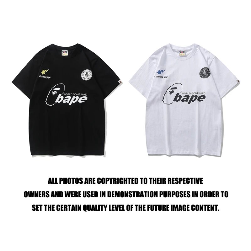 BAPE Soccer 1 Tee 'White'