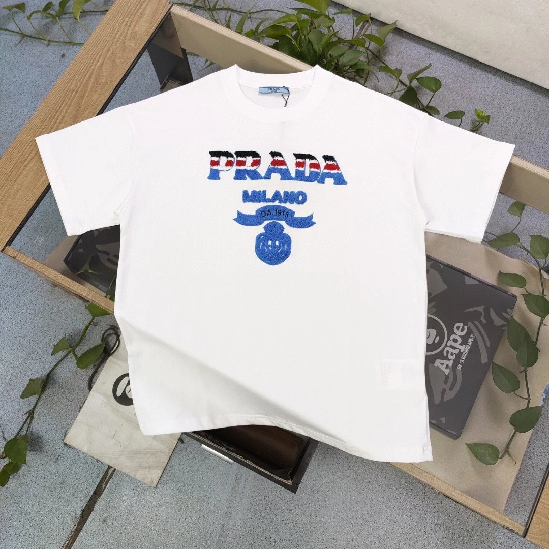 prada milano white T-Shirt