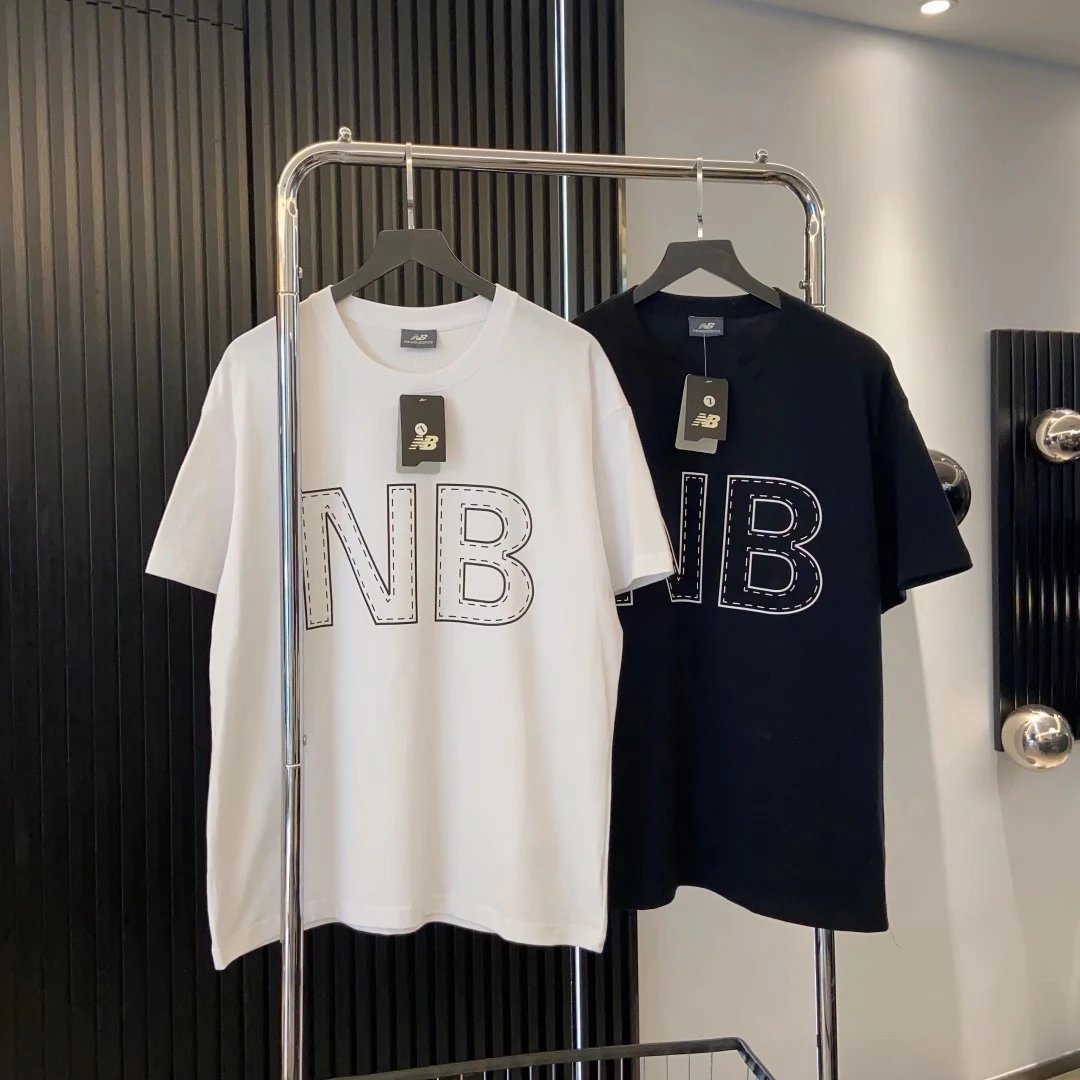 new balance nb logo white T-Shirt