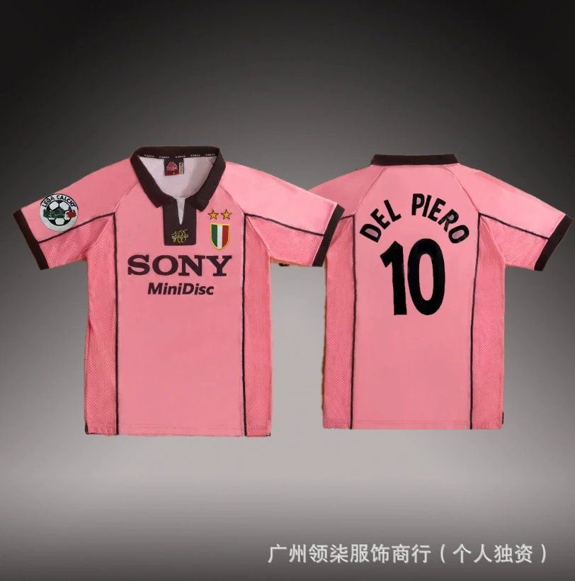 Sony Juventus 2000s Pink Jersey