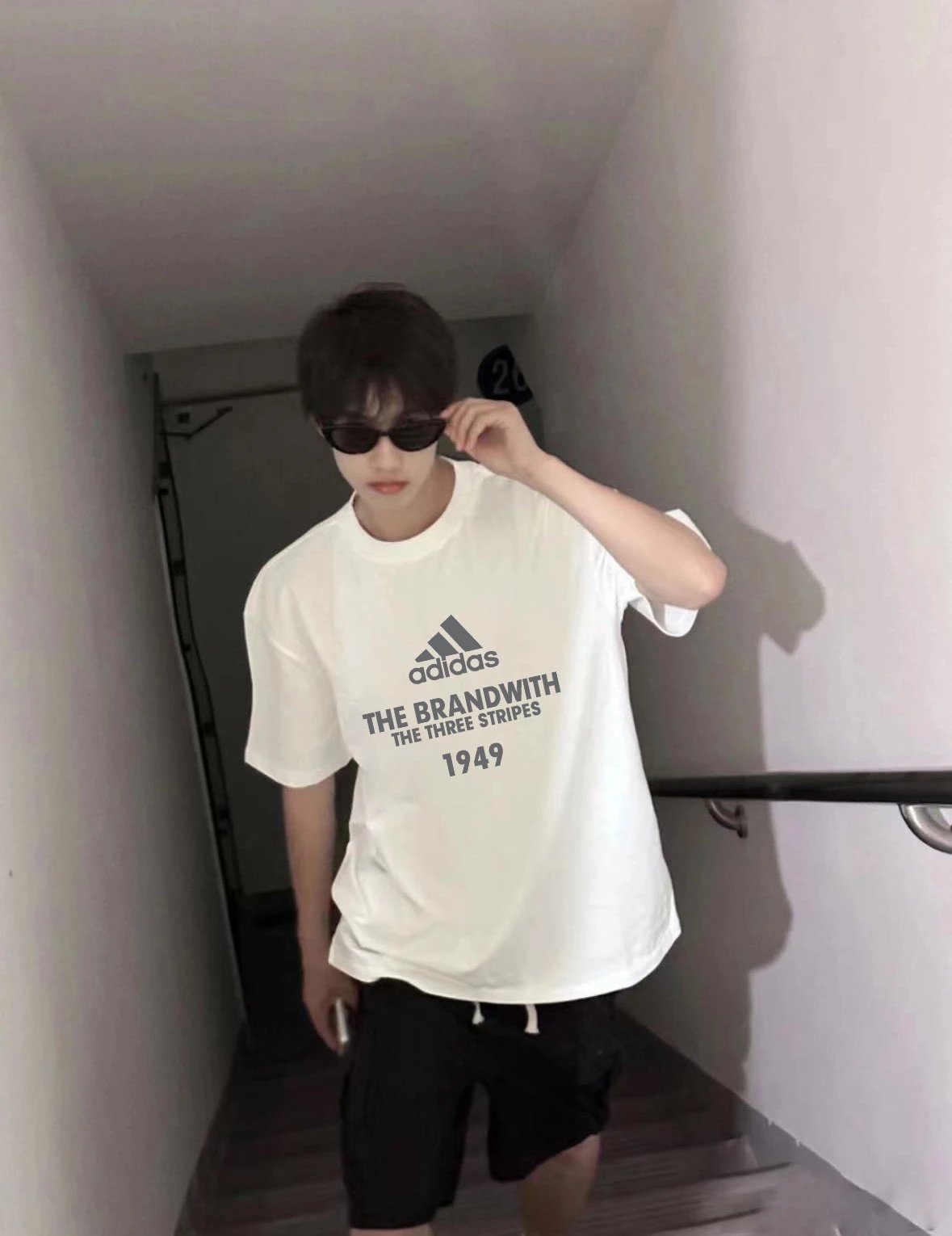 adidas the brandwith white T-Shirt