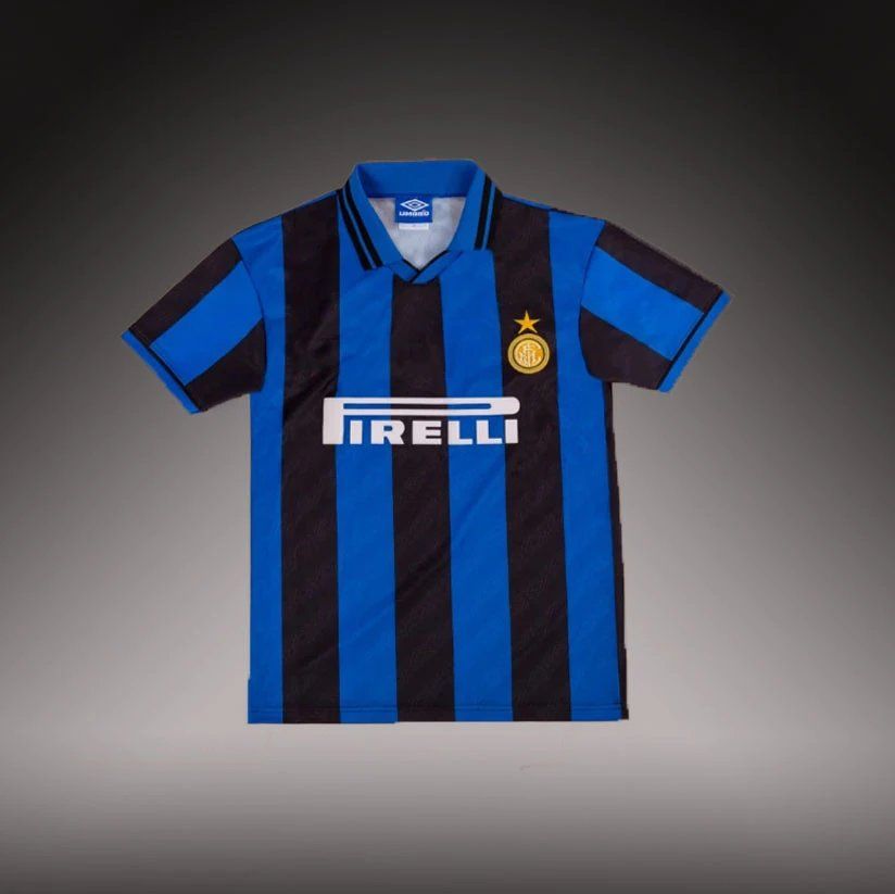 Umbro Inter Milan Home Jersey 1995-96 Blue/Black