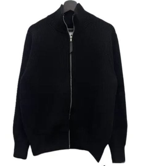Maison Margiela Zip-Up Sweater Collection | 4 Color Options with Raw-Edge Design