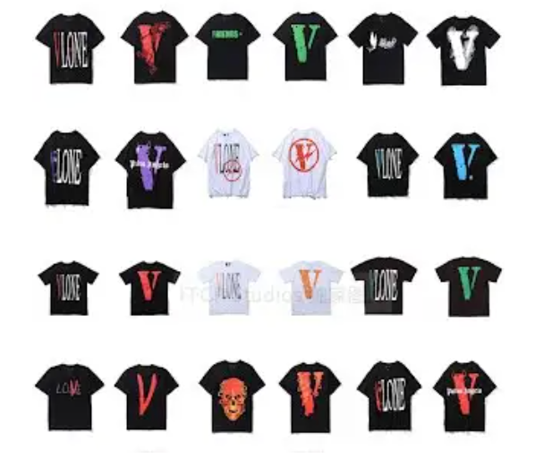 Vlone Graphic T-Shirt Collection – Assorted Colors – T-Shirts