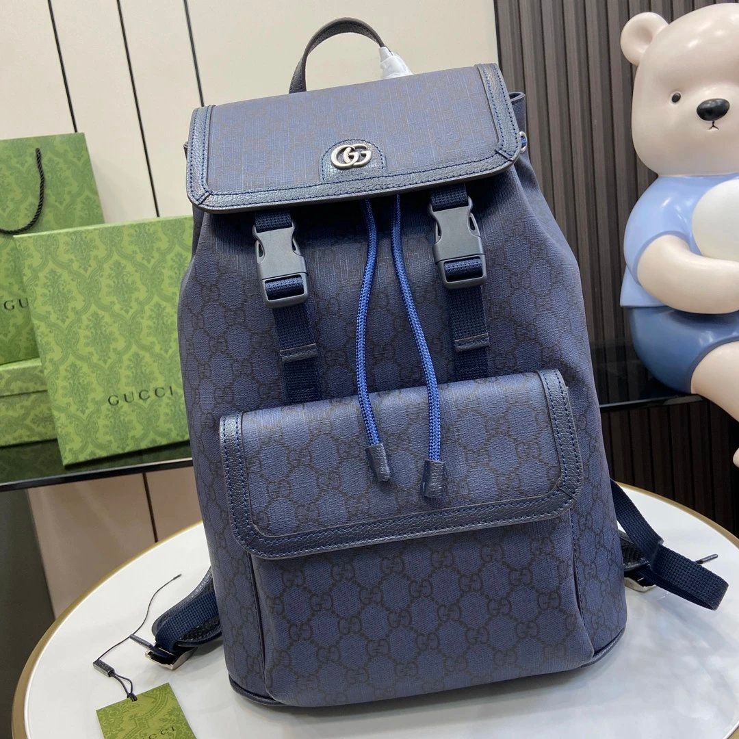 Gucci Backpack Navy Blue Mise