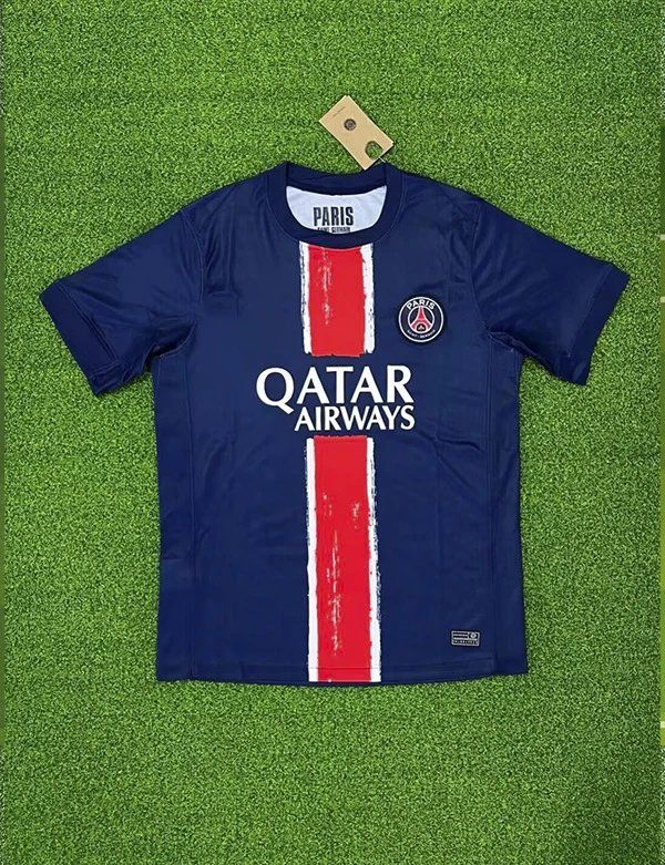 Paris Saint-Germain Qatar Airways Football Shirt Navy Blue