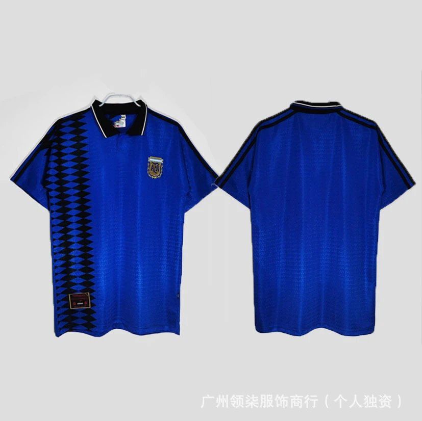 Adidas Argentina 1994 Retro Football Jersey Blue