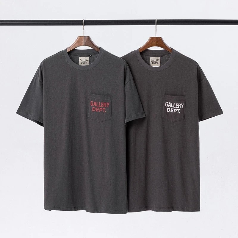 gallery dept. pocket print gray T-Shirt