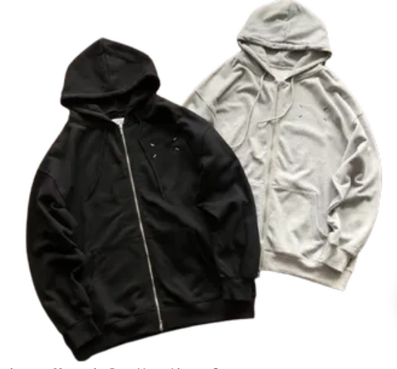 Maison Margiela Hoodie M05 | Deconstructed Oversized Cotton Blend with Numbered Patch