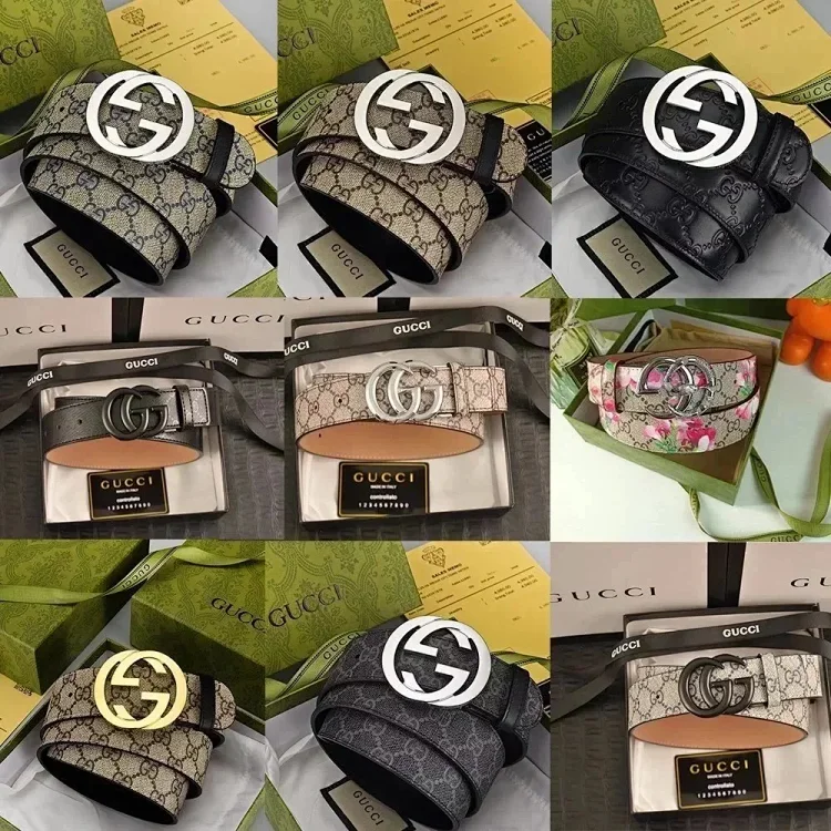 GUCCI Gucci Belts Beige, Black, Floral, Mise