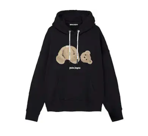 Palm Angels Teddy Bear Hoodie Black Hoodie Hoodies