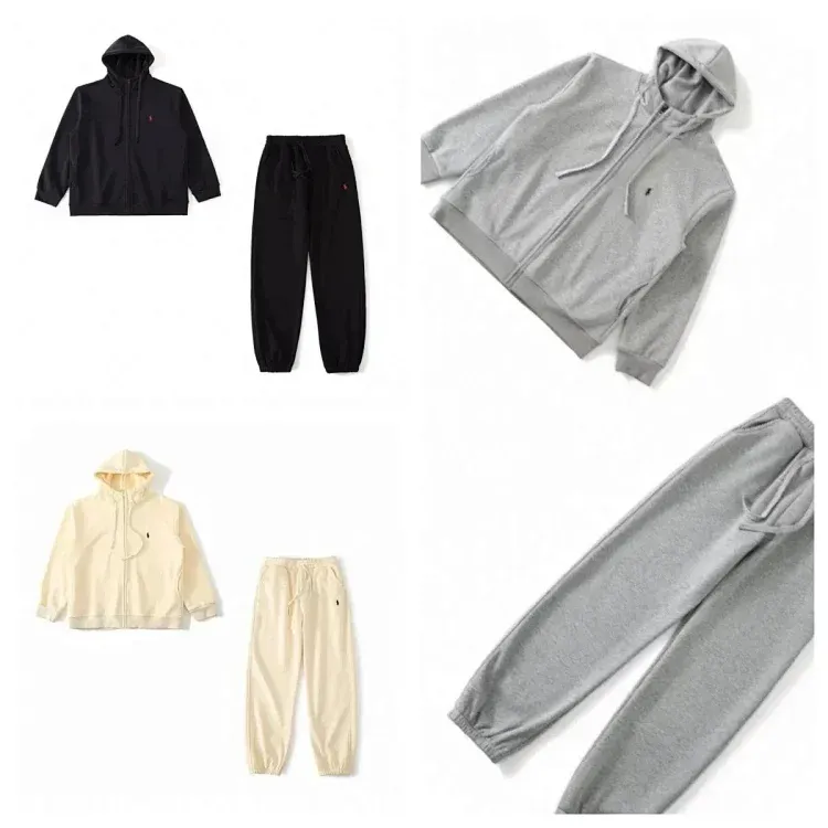 Polo Ralph Lauren Hoodie and Sweatpants Set Black Hoodie Pants
