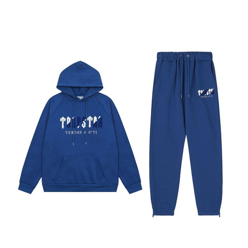 Tripstarr Hoodie and Pants Set Blue Hoodies