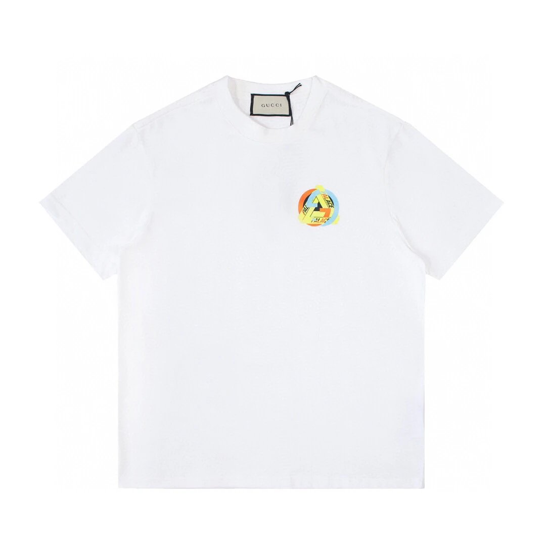 gucci graphic t-shirt white t-shirts
