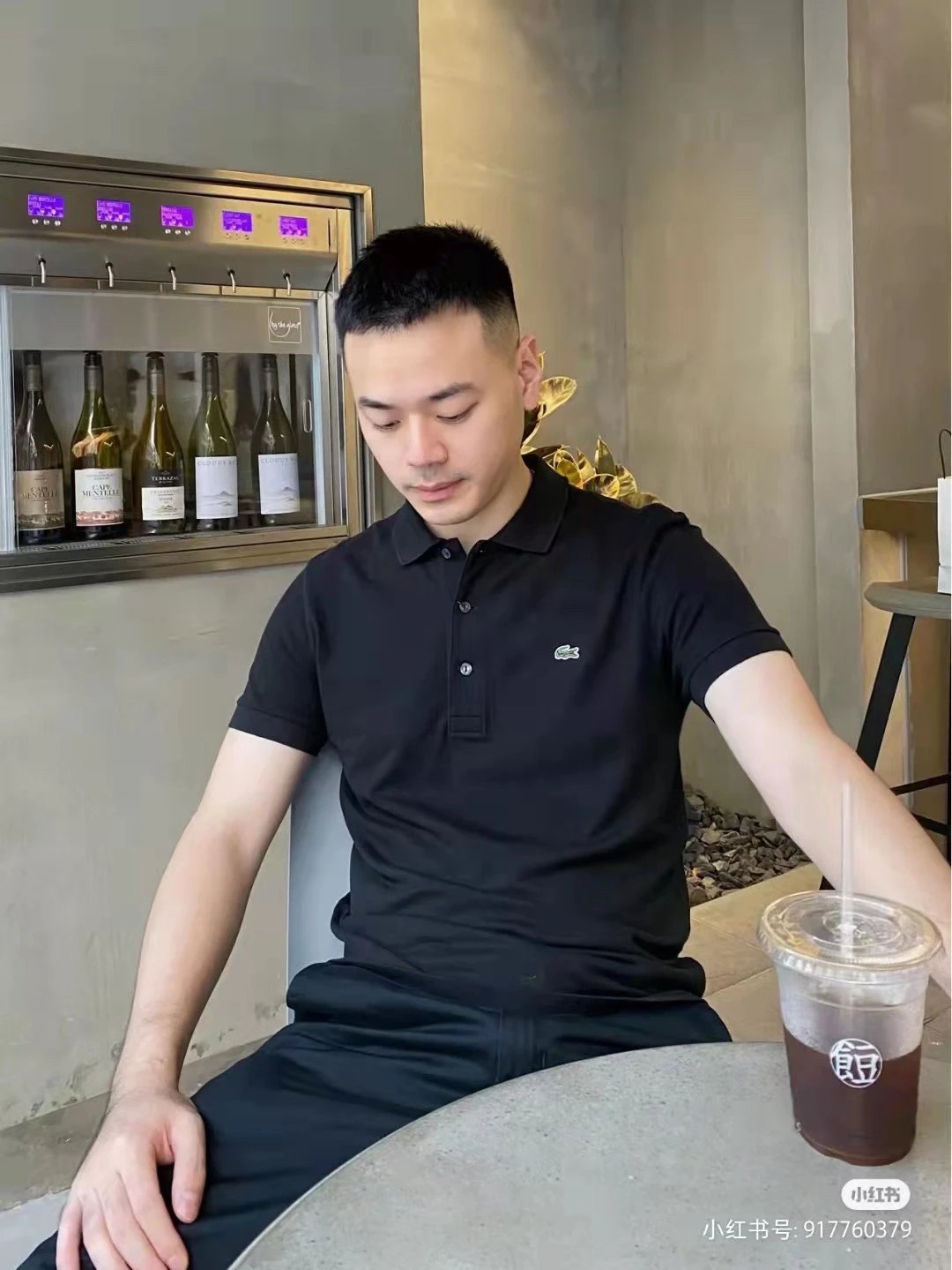 lacoste classic polo shirt black t-shirts