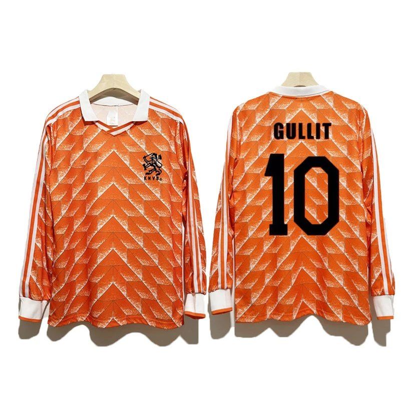 Adidas Netherlands 1988 Home Jersey Orange