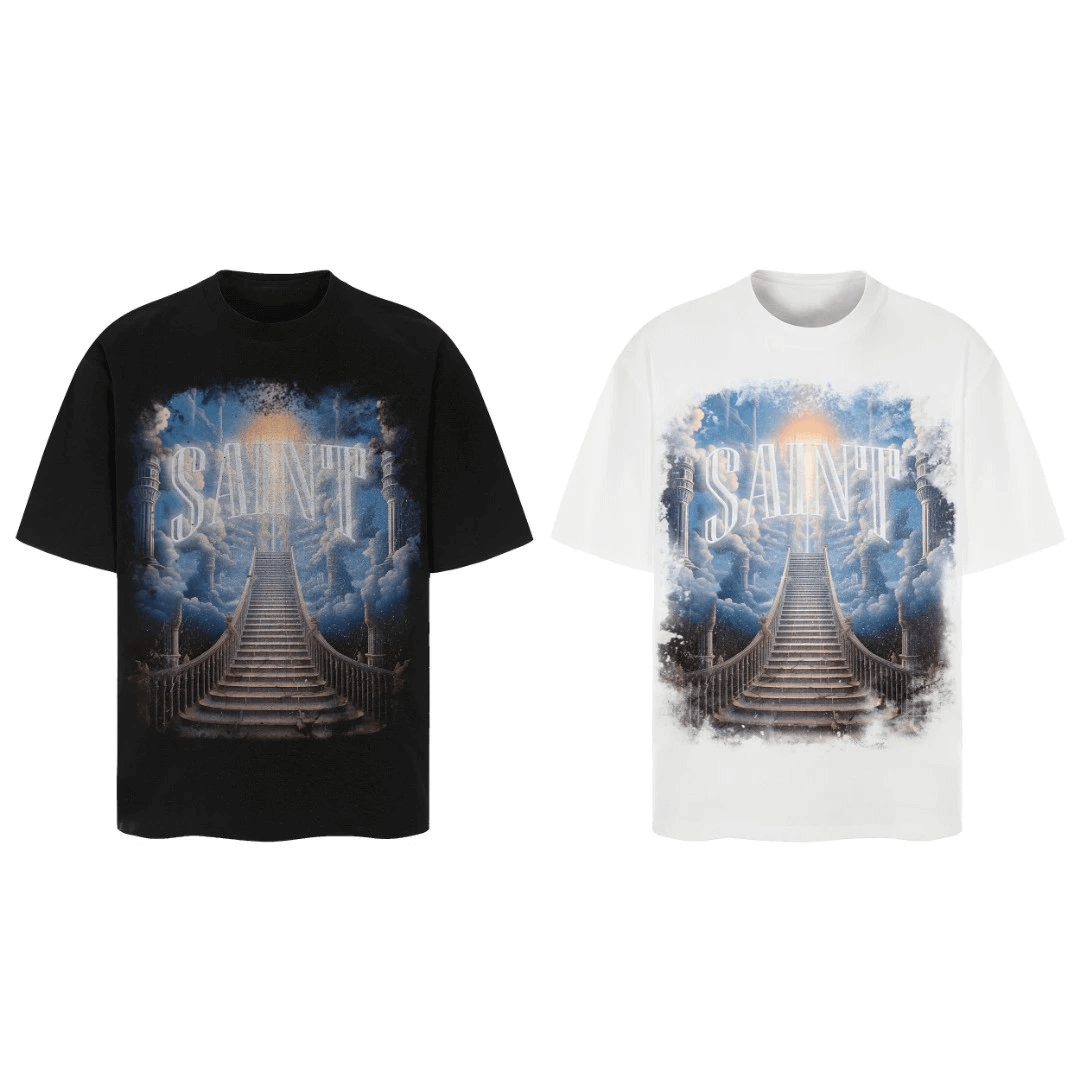 Unknown Saint Graphic Tee Black/White T-Shirts