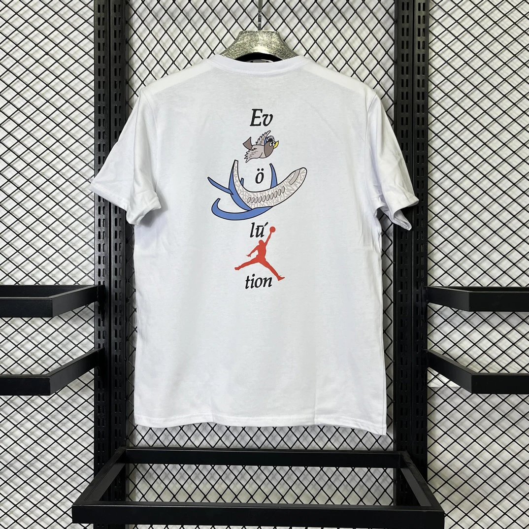 jordan evo-lution t-shirt, white, t-shirts
