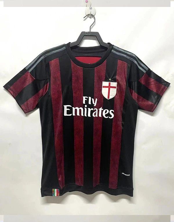 Adidas AC Milan 2015/16 Home Jersey Black Red