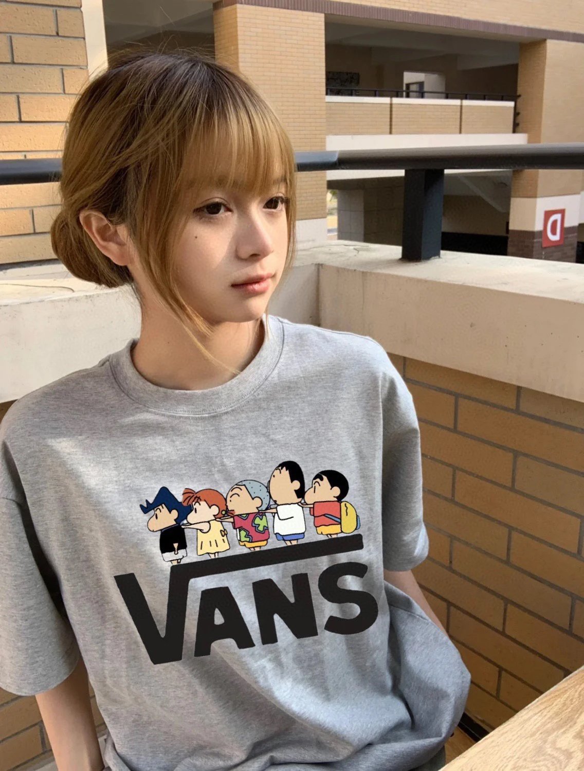 Vans Tom and Jerry Graphic Tee White
