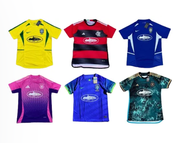 Stussy jersey Brazil Flamengo Italy commemorative edition