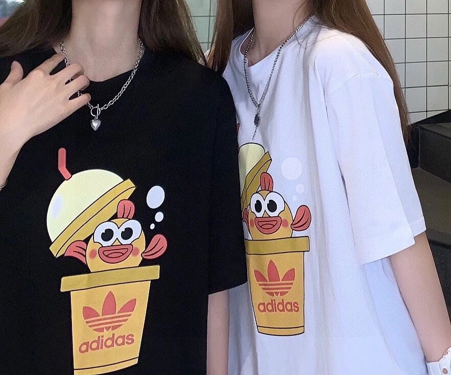 adidas graphic tee black T-Shirt