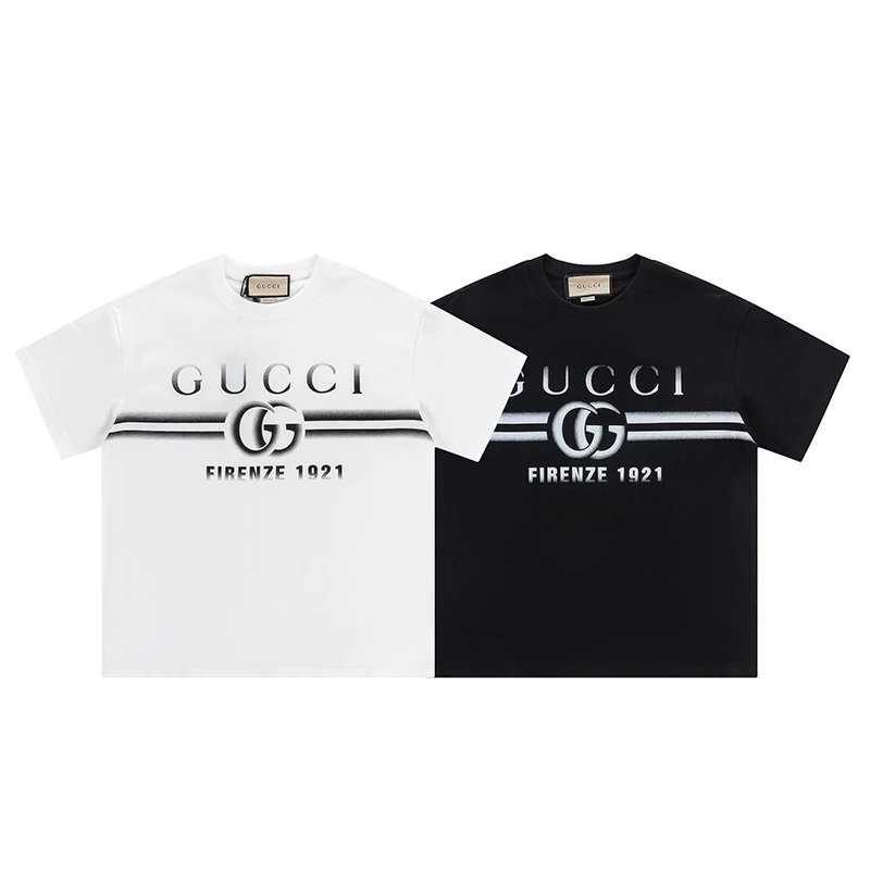 gucci firenze 1921 t-shirt black/white t-shirts