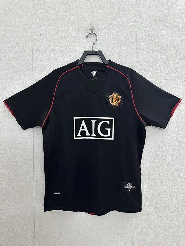 Nike Manchester United Away Jersey 2007-2008 Black