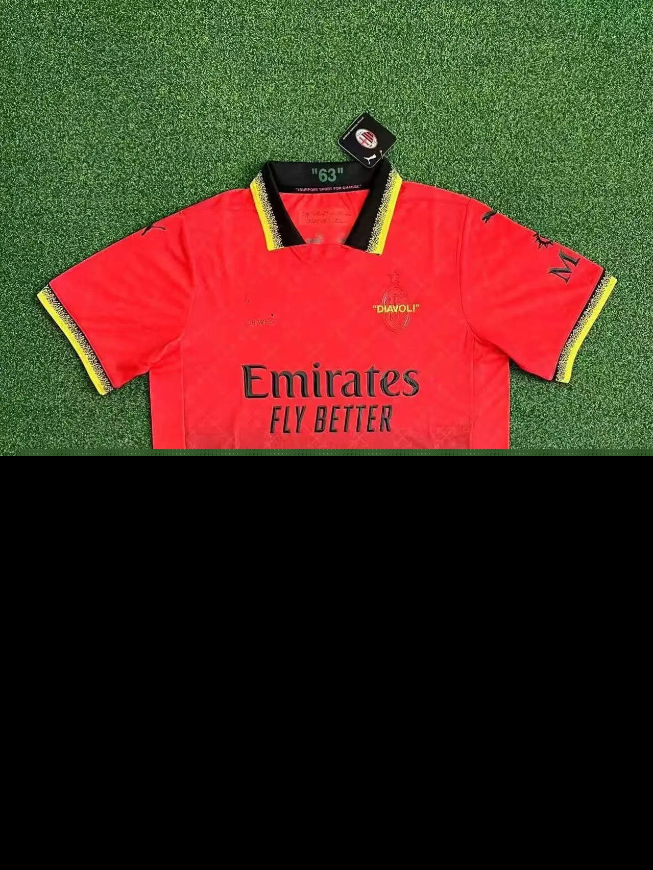 Puma AC Milan x Off-White Limited Edition Jersey – Red/Green