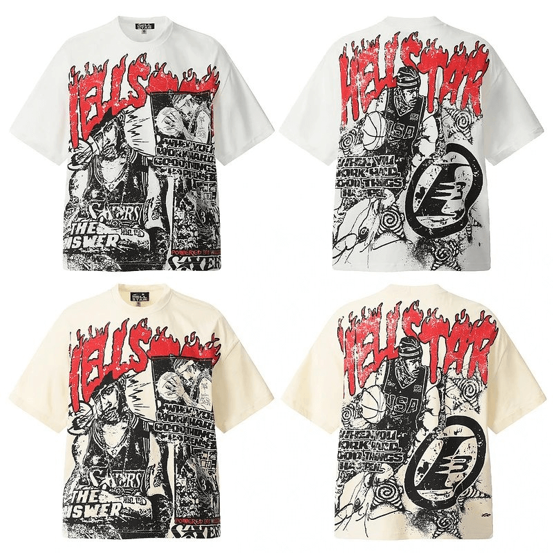 HELLSTAR Graphic Tee White T-Shirts