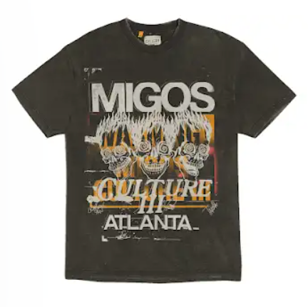 Migos Culture III T-Shirt Dark Gray T-Shirt