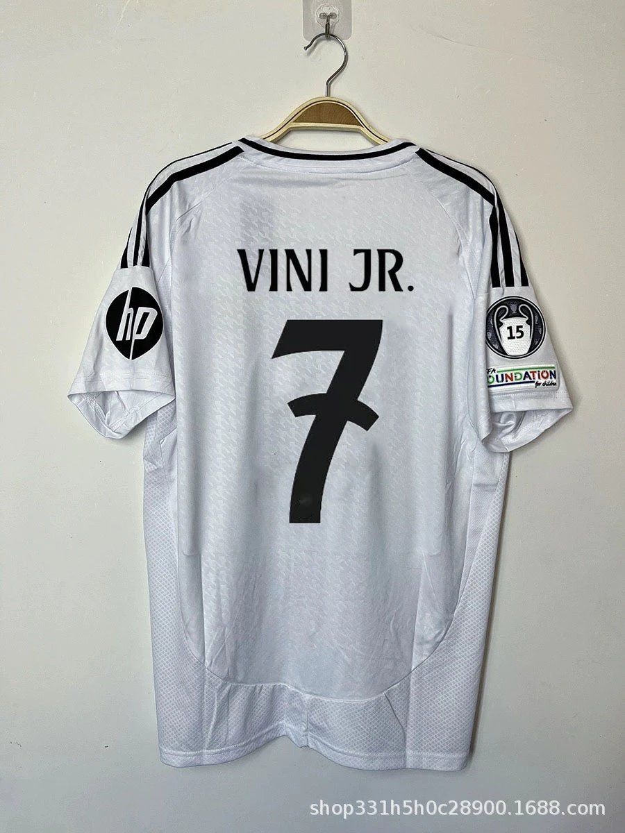Adidas VINI JR. #7 Football Jersey White