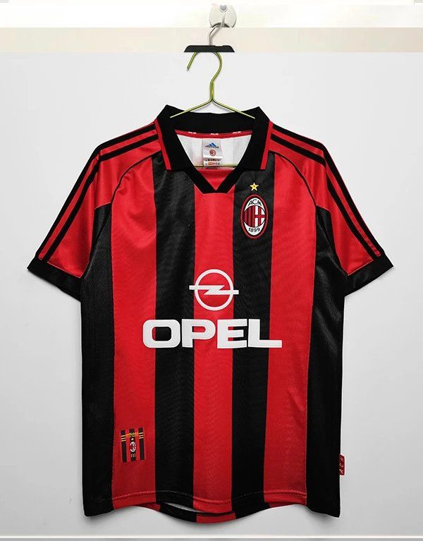 AC Milan Home Jersey 2005/2006 Red and Black