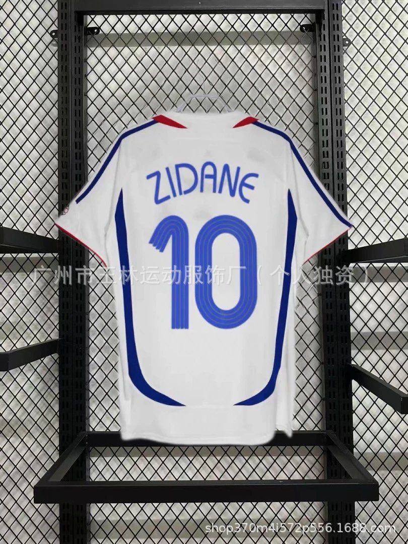 Adidas France Zidane #10 Jersey White/Blue