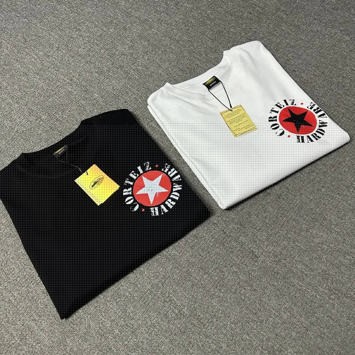 Corteiz Letter/ Hardware T-Shirt for Men Women with possible star logo print