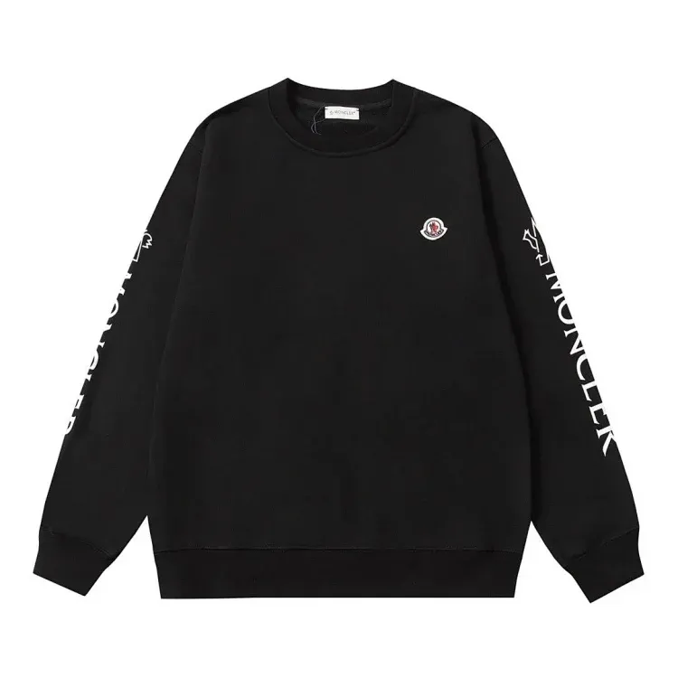 Moncler Crewneck Sweatshirt Black Hoodies