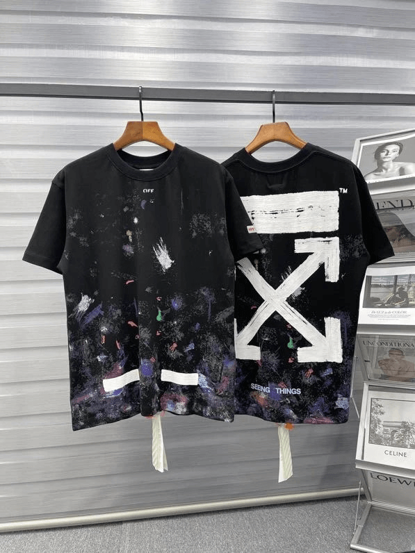 OFF-WHITE Arrow Print T-Shirt Black T-Shirts