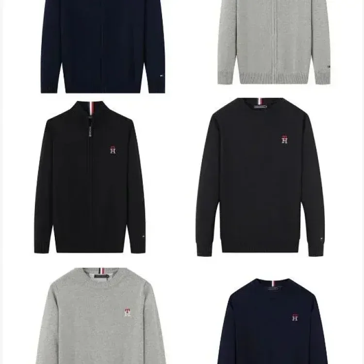 Tommy Hilfiger Sweater Collection Navy Grey Black Mise
