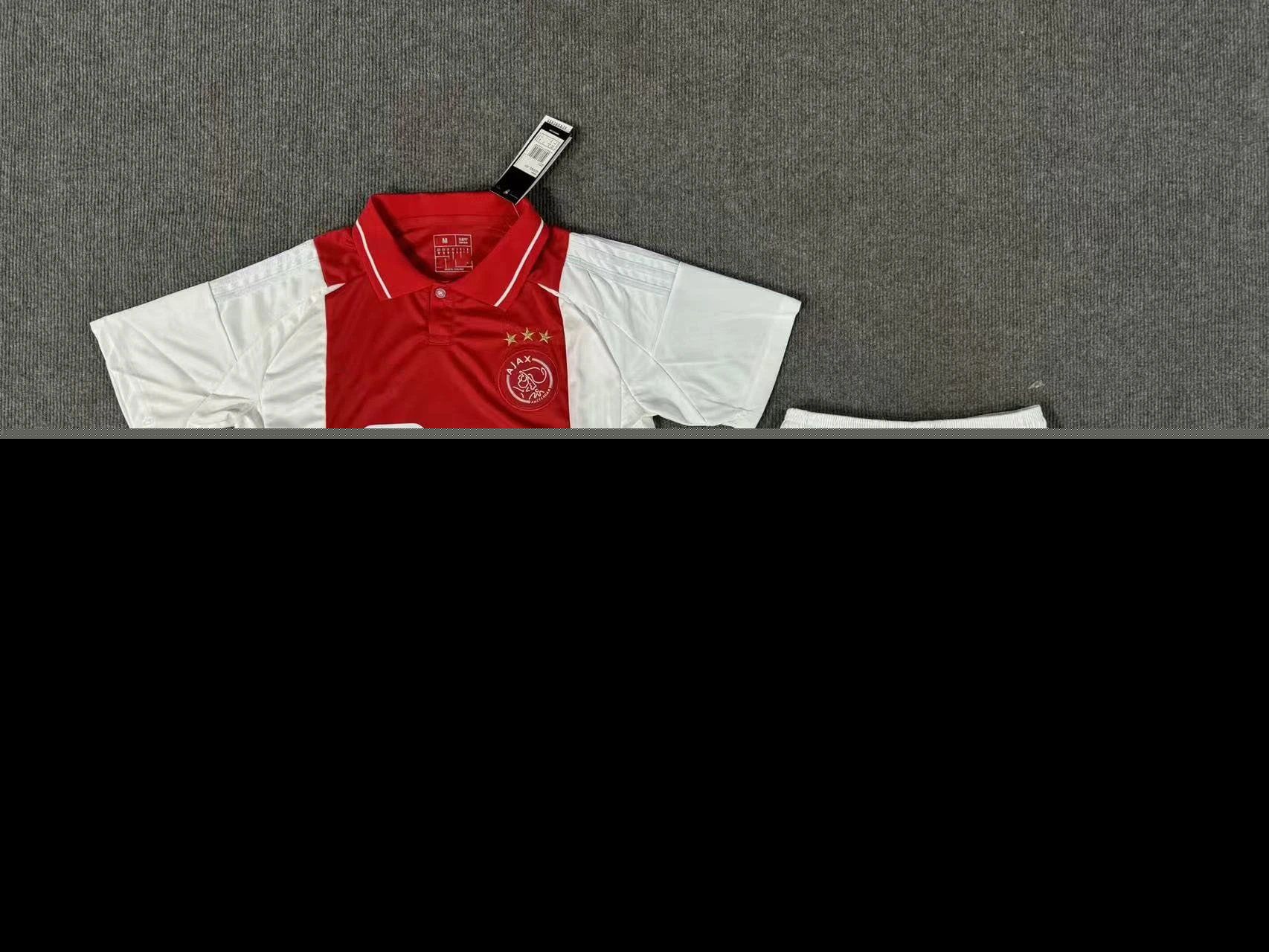 Ajax Home Football Kit Red and White