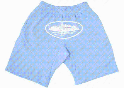 Men's Light Blue Casual Sports Shorts