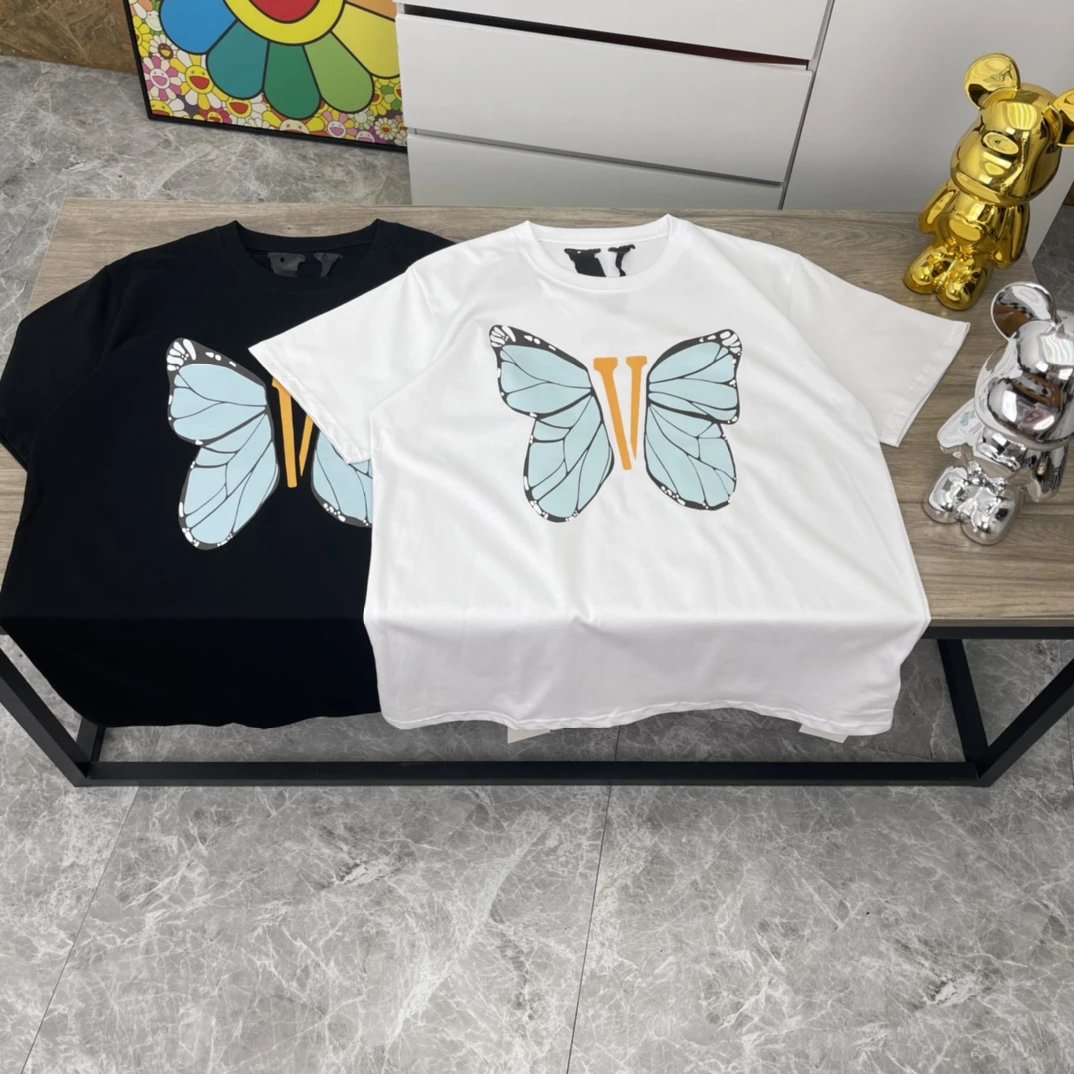Butterfly Graphic T-Shirt Black/White