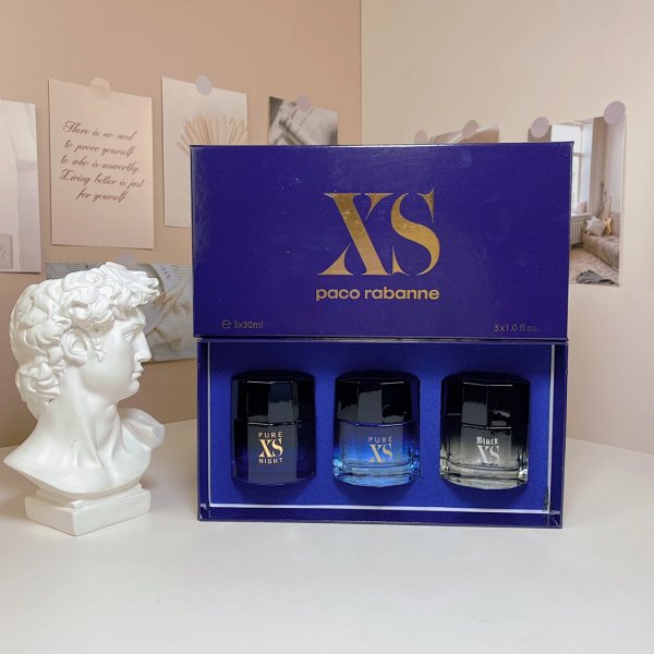Paco Rabanne XS Pure Fragrance Set, 3 x 30ml, Mise