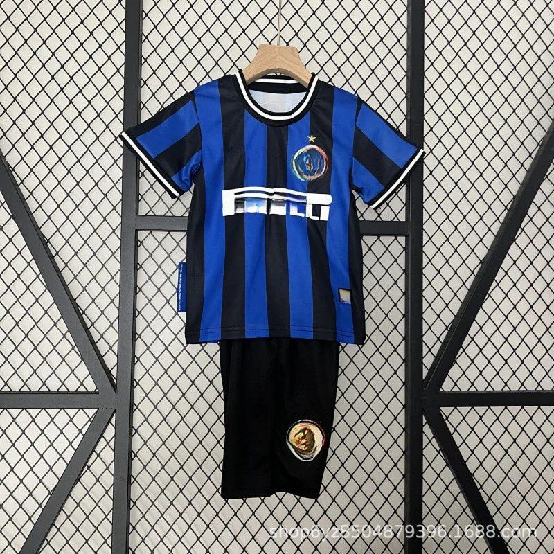 Inter Milan Football Kit Blue and Black