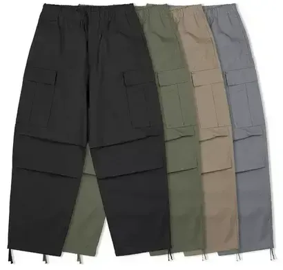 Cargo Pants – Black, Olive Green, Beige, Gray – Pants