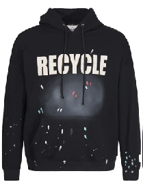 Gallery Dept Hoodie 927 – Black Oversized Vintage Style