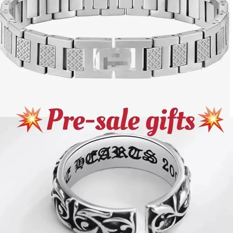 Bracelet and Ring Set Silver Jewelry